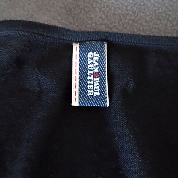 JEAN PAUL GAULTIER Black ribbed wool corset Sweater vintage | Pre-owned - Picture 8 of 9